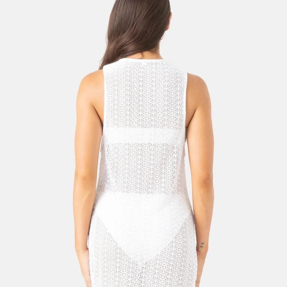 Roxy Crochet Cover Up Dress - Picture 2 of 4